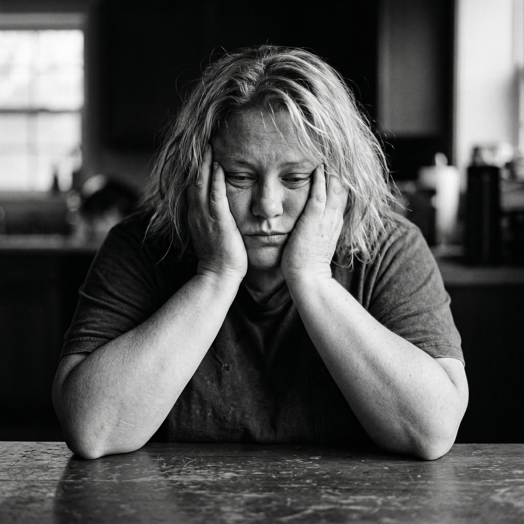 Woman exhausted from trying every diet