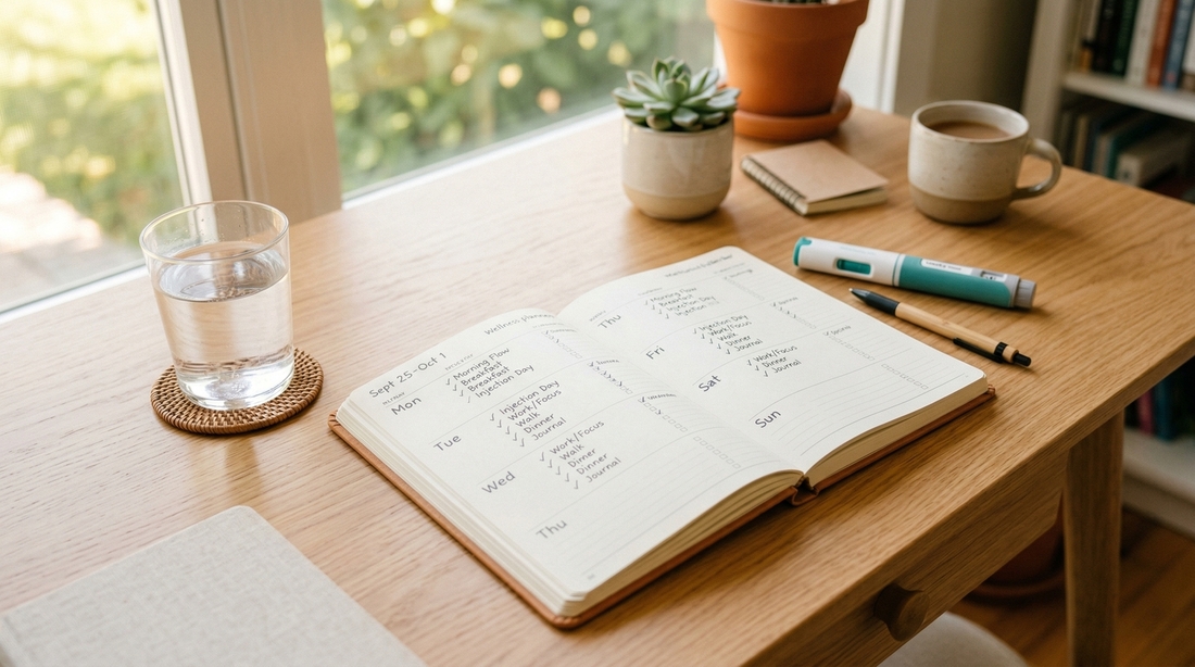 Visual guide to managing GLP-1 medication side effects at home
